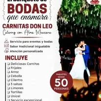 Promoción de bodas Carnitas Don Leo